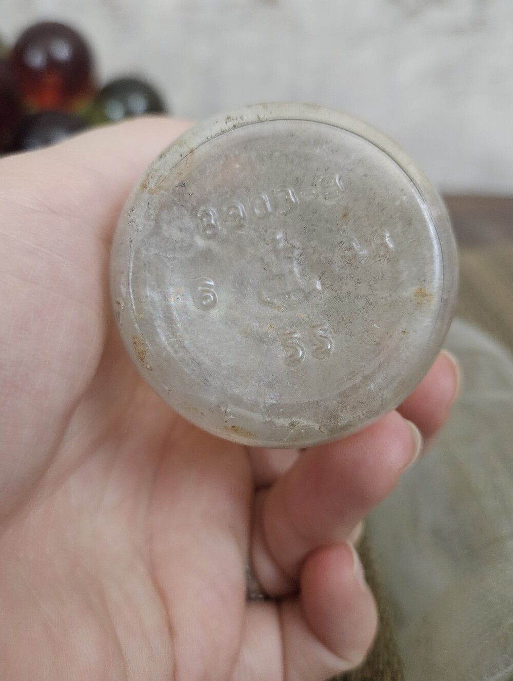 Vintage Glass Jars Found Object Nevada Mining VTG Decor Heinz Anchor - Picture 9 of 15